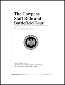The Cowpens Staff Ride and Battlefield Tour