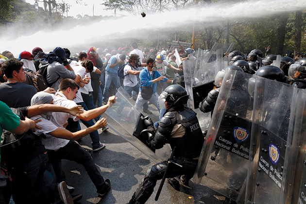 Venezuelan-protestors