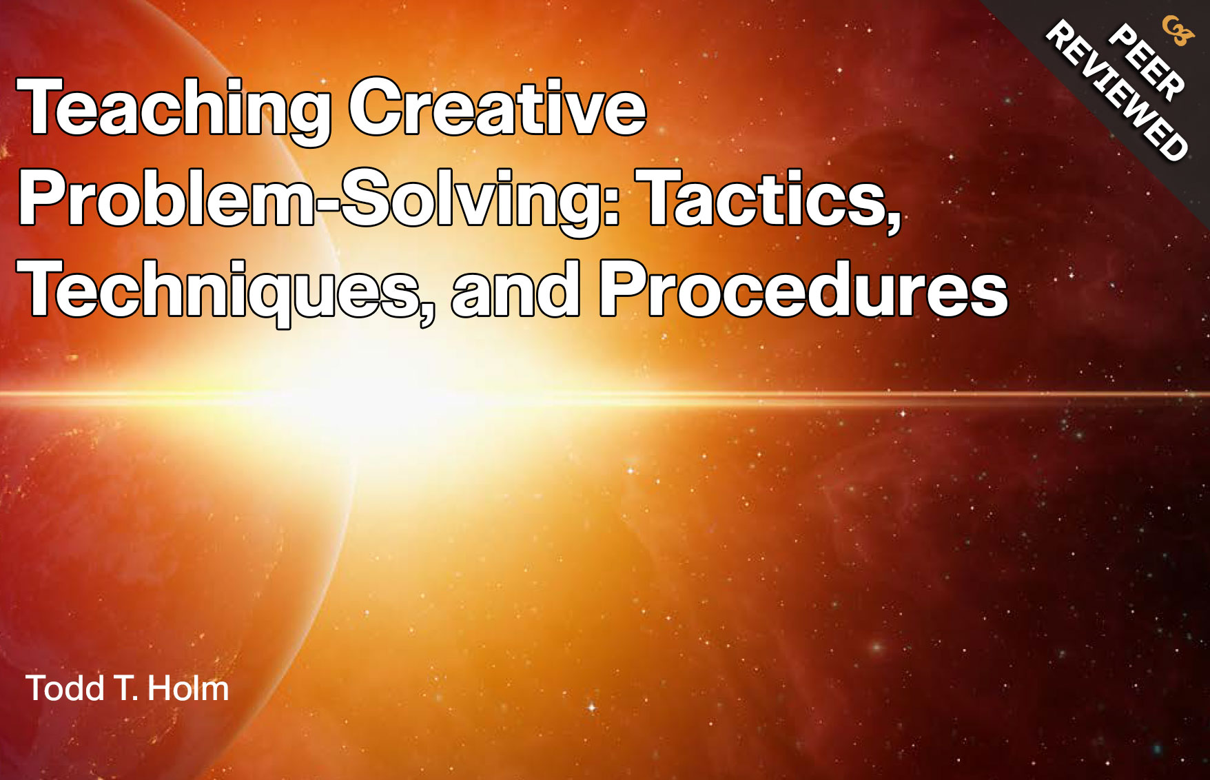 Teaching Creative Problem-Solving