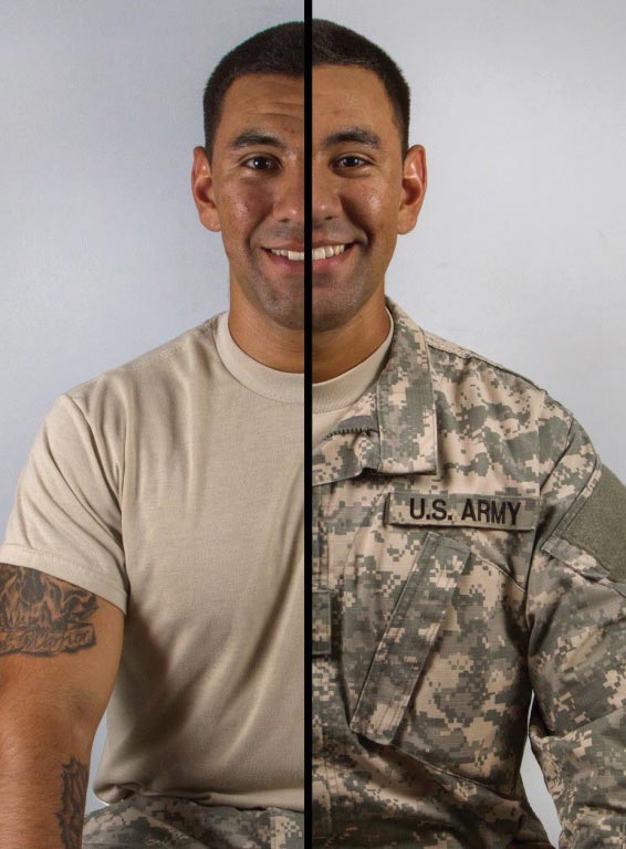 Army Staff Sgt. Michael Romero, a member of Joint Task Force Guantanamo