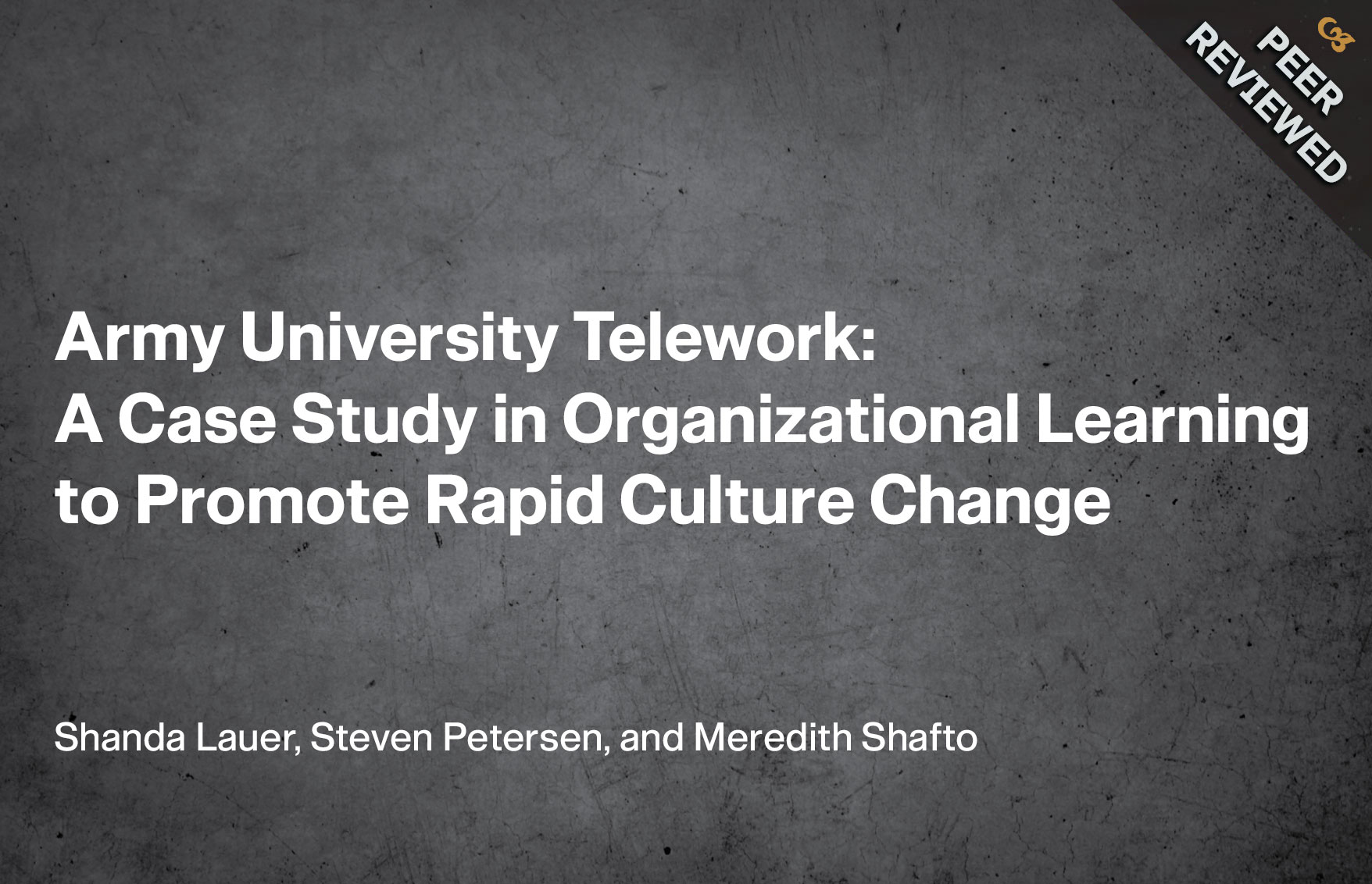 Army University Telework