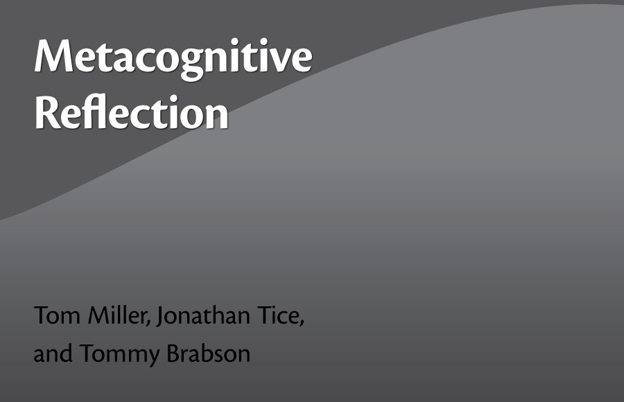 Metacognitive Reflection: The Framework for Facilitating Reflective Practice During the Coast Guard Midgrade Officer and Civilian Transition Course