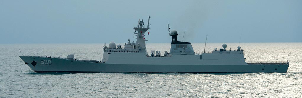 The People’s Liberation Army Navy (PLAN) Jiangkai II class guided-missile frigate Xuzhou (FFG 530)