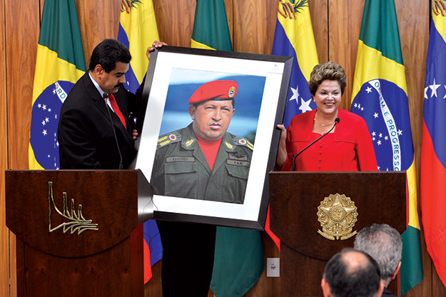 Dilma-Roussef-HugoChavez-Nicolas-Maduro