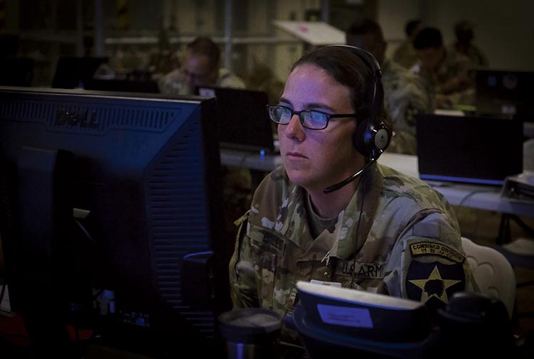 Capt. Alexis Billo, a logistics operations officer assigned to the 2nd Infantry Division/Republic of Korea-U.S. Combined Division