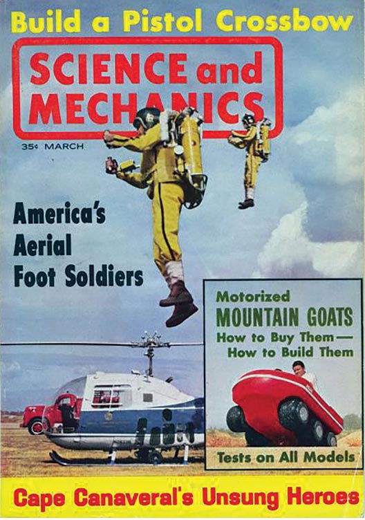 The cover of Science and Mechanics, March 1963 edition. (Photo courtesy of Davis Publications)