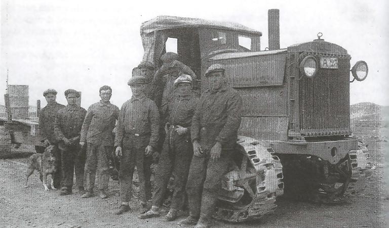 Russian oil workers at the Astra deposit, circa 1936, in Chubut, Patagonia, Argentina. (Photo courtesy of Wikimedia Commons) 
