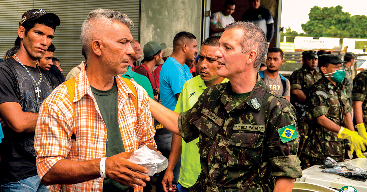 EXÉRCITO BRASILEIRO ESTÁ NA FRONTEIRA COM A VENEZUELA 