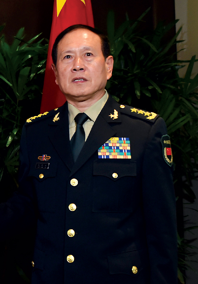 El ministro de defensa nacional de China, el general Wei Fenghe, en la reunión de ministros de defensa de la Asociación de Naciones del Sudeste Asiático (ASEAN), el 18 de octubre de 2018, en Singapur. (Foto de Lisa Ferdinando, Departamento de Defensa)