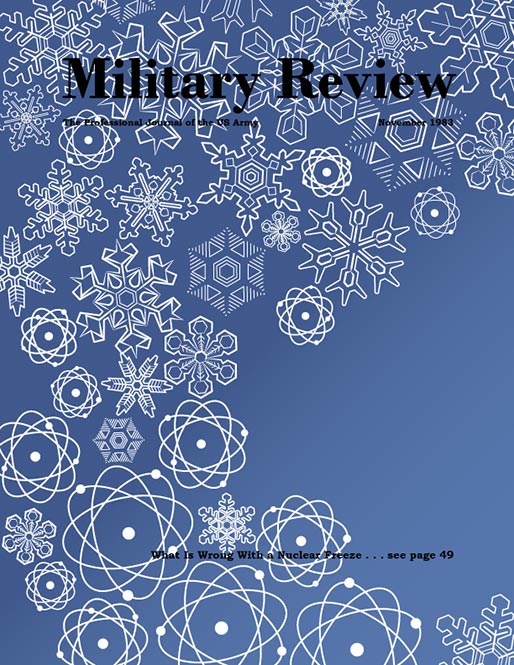 Military Review Cover 1983 (Restored by Michael Serravo - Army University Press)