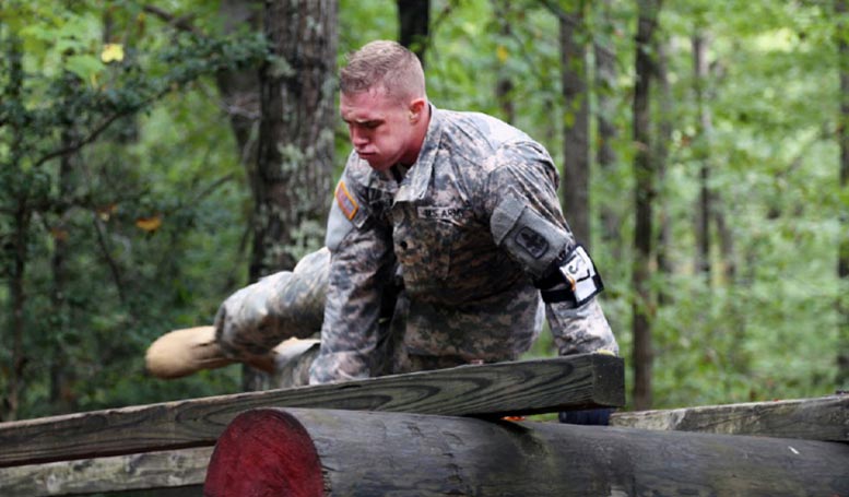 Photo from Day 2 of the 2015 Best Warrior Competition. Photo courtesy of 55th Combat Camera.