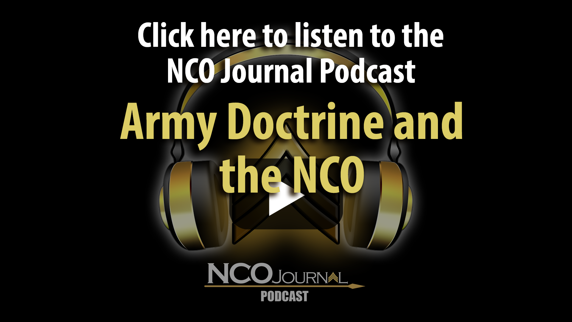 Army Doctrine and the NCO