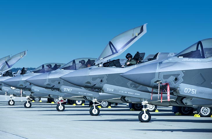 Pilots with the 33rd Fighter Wing prepare to take off 