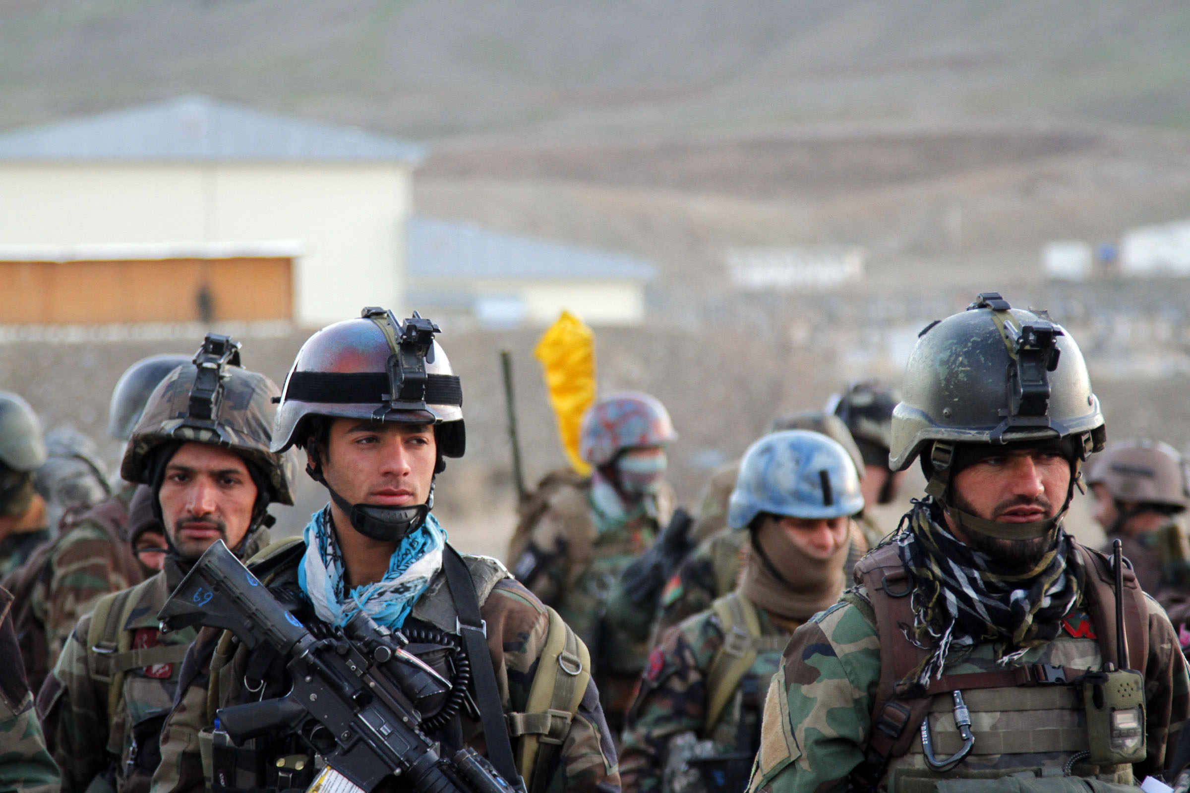 Afghan Commandos receive their Rules of Engagement brief