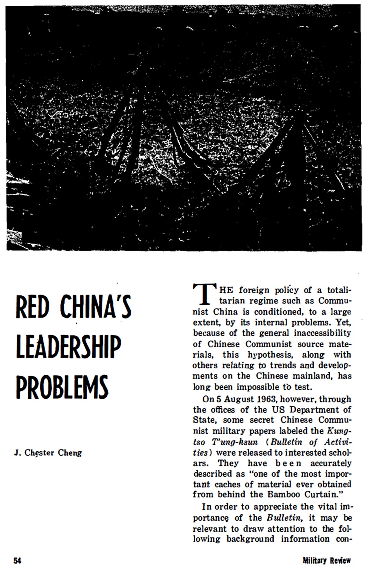  Red China's Leadership Problems