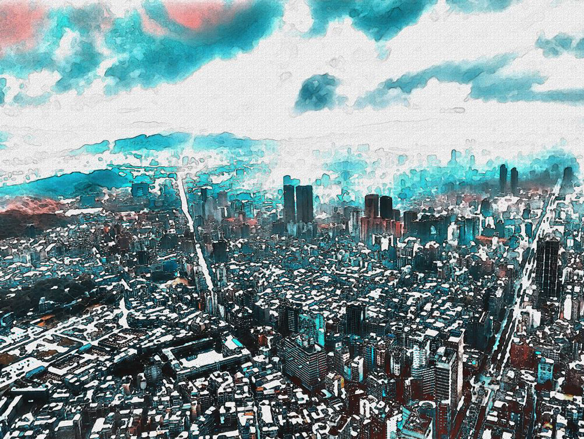 Photo of a city