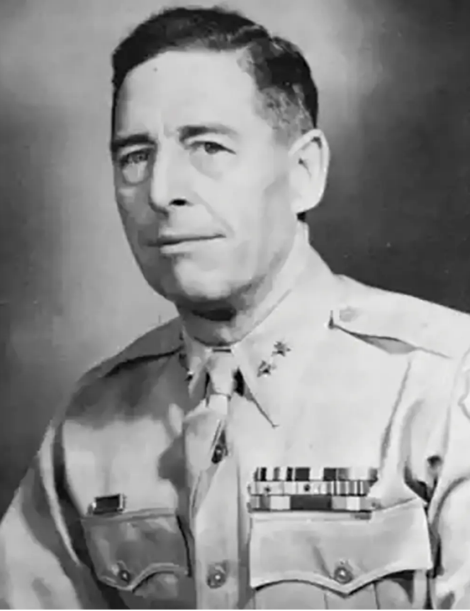 Gen. Edwin F. Harding, commanding general of the 32nd Infantry Division