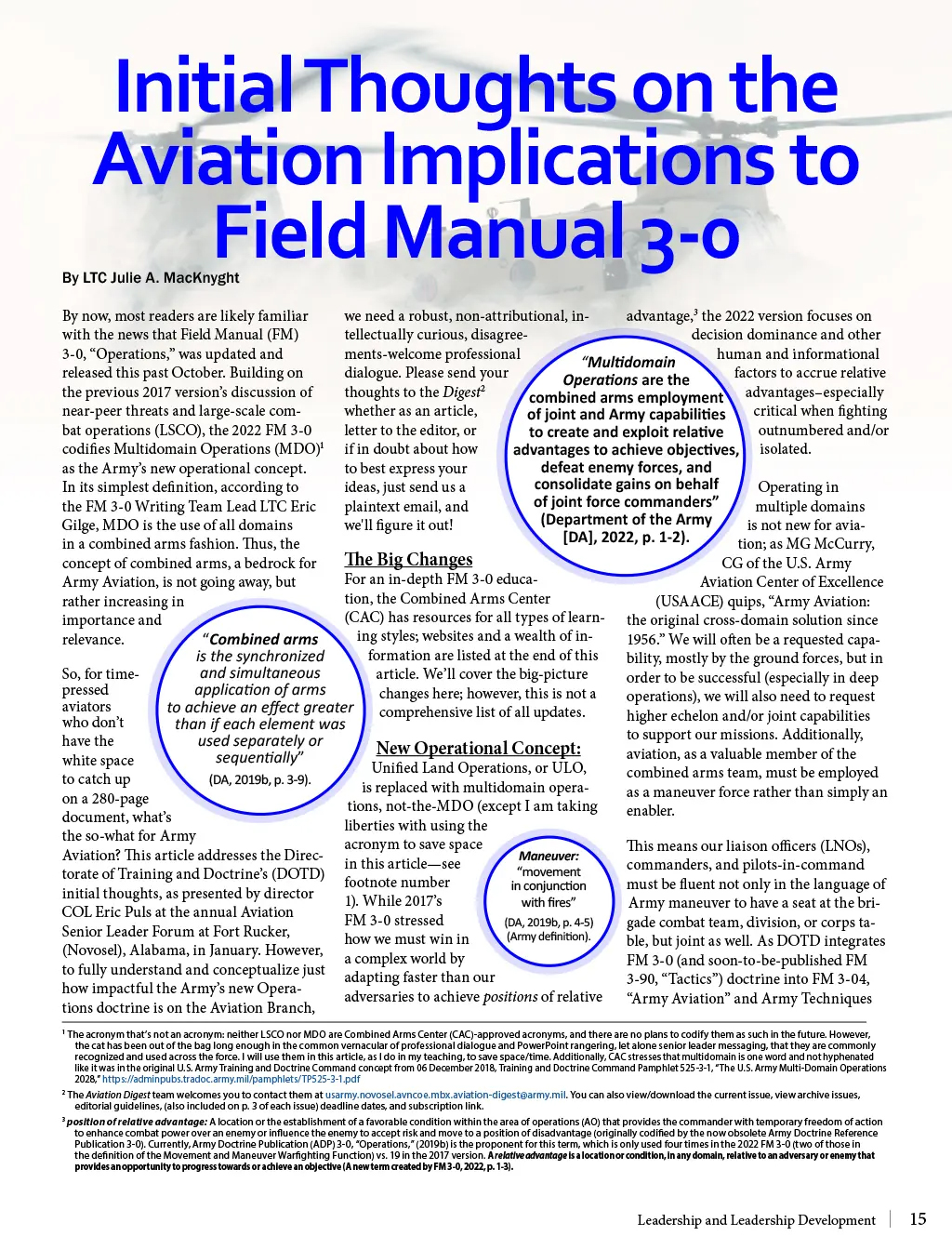 Parameters Article