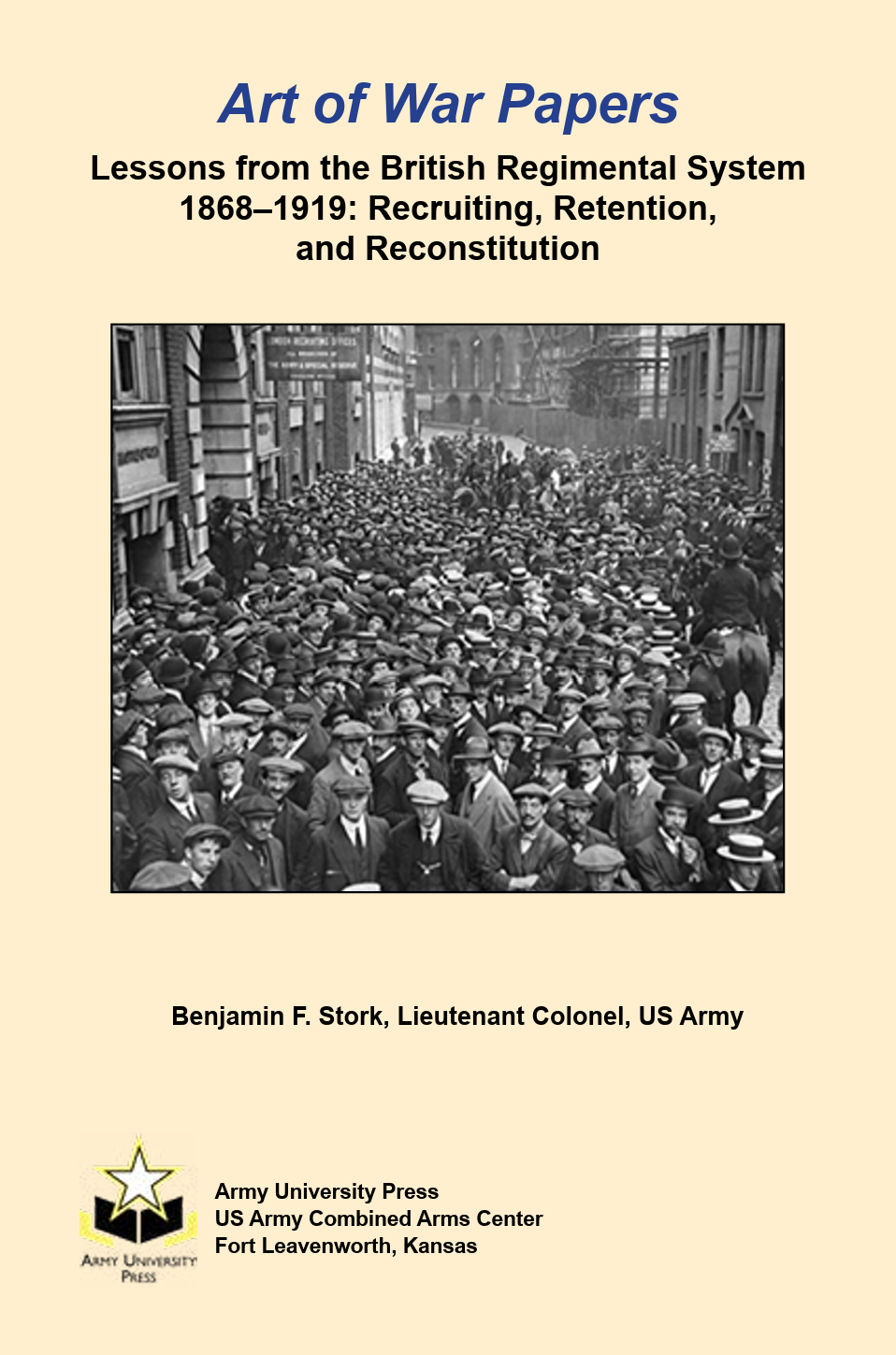 Lessons from the British Regimental System 1868–1919