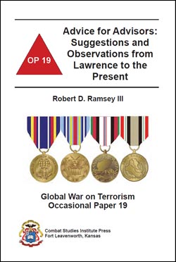 Occasional Paper 19 - Advice for Advisors: Suggestions and Observations from Lawrence to the Present