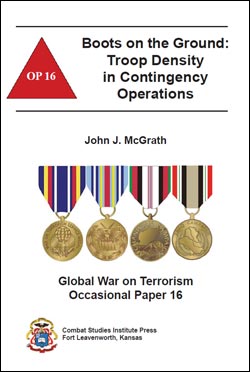 Boots on the Ground: Troop Density in Contingency Operations - Occasional Paper 16