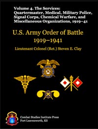 U.S. Army Order of Battle, 1919-1941 - Vol 4