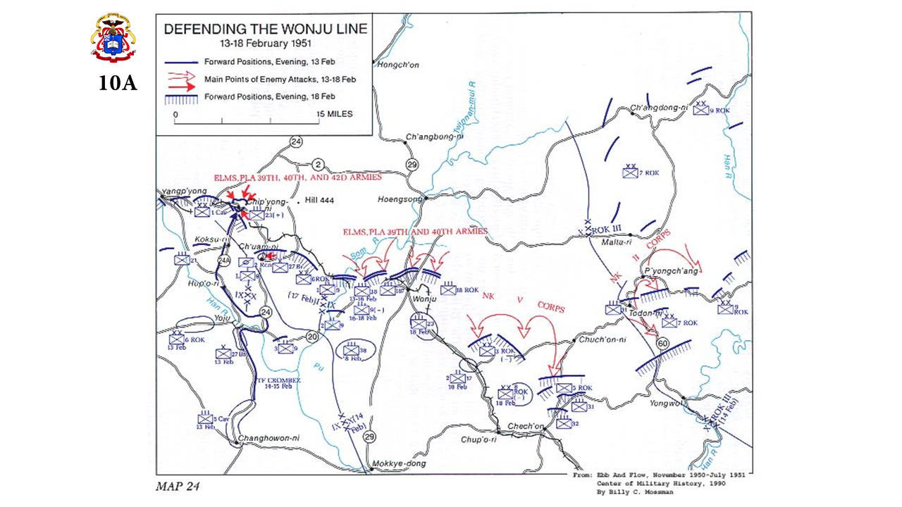 The 2nd Infantry Division at the Battles of Wonju and Chipyong-ni
