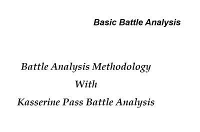Battle Analysis Slides