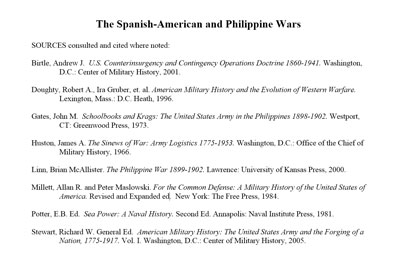 Spanish-American and Philippine Wars Analysis