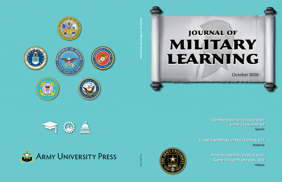Journal of Military Learning October 2020 Cover