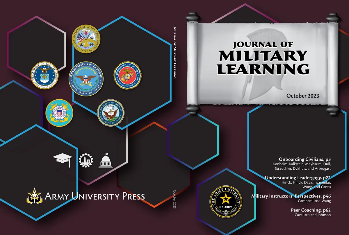 Journal of Military Learning October 2022 Cover