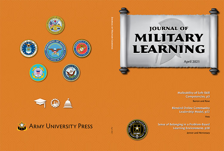 Journal of Military Learning April 2021 Cover