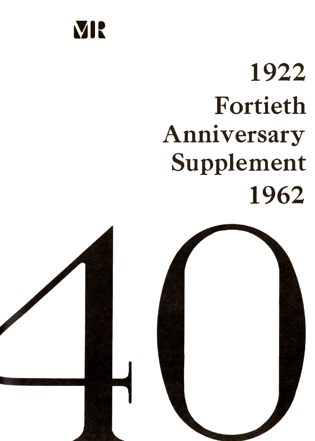 100th Anniversary Cover