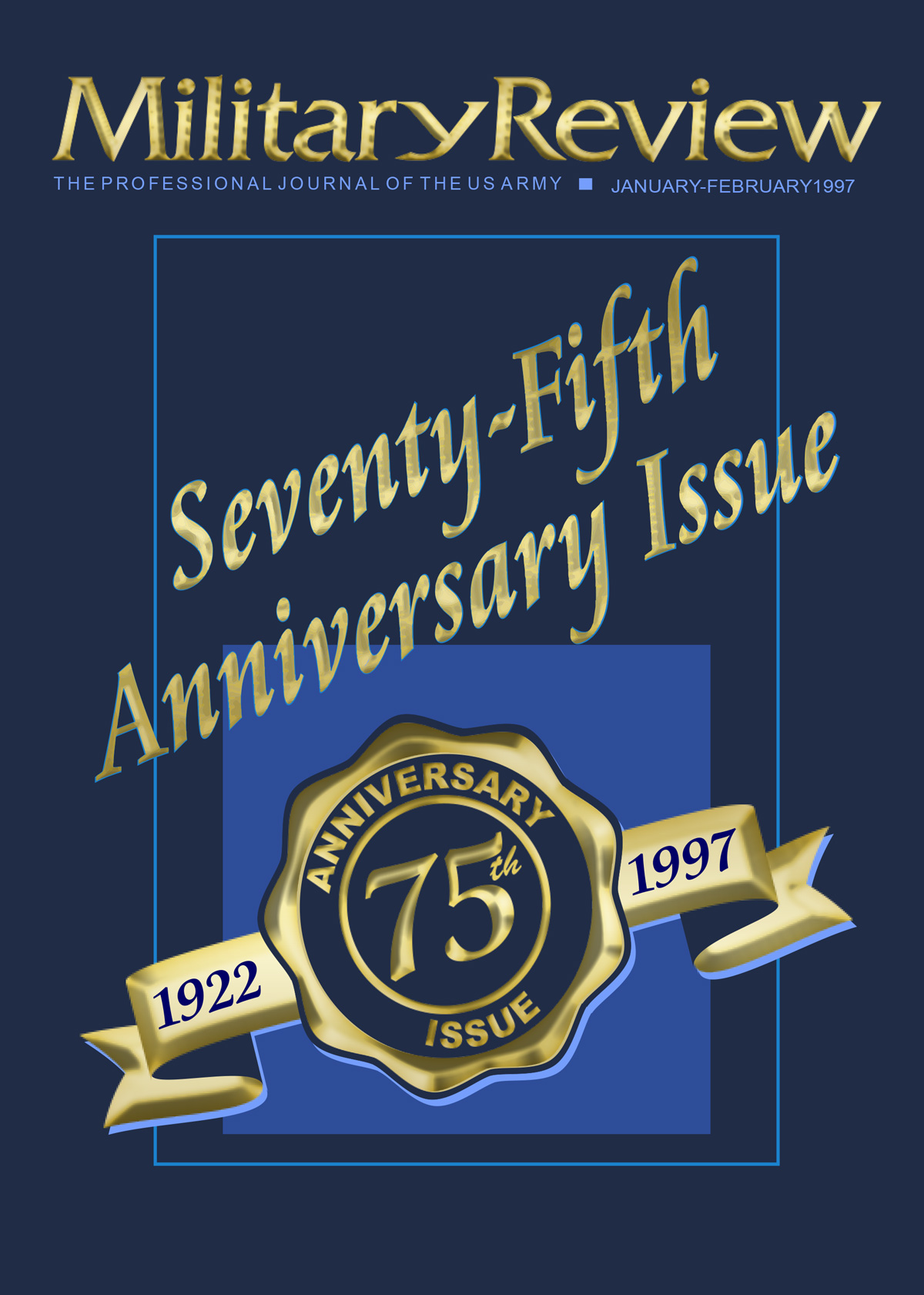 75th Anniversary Cover