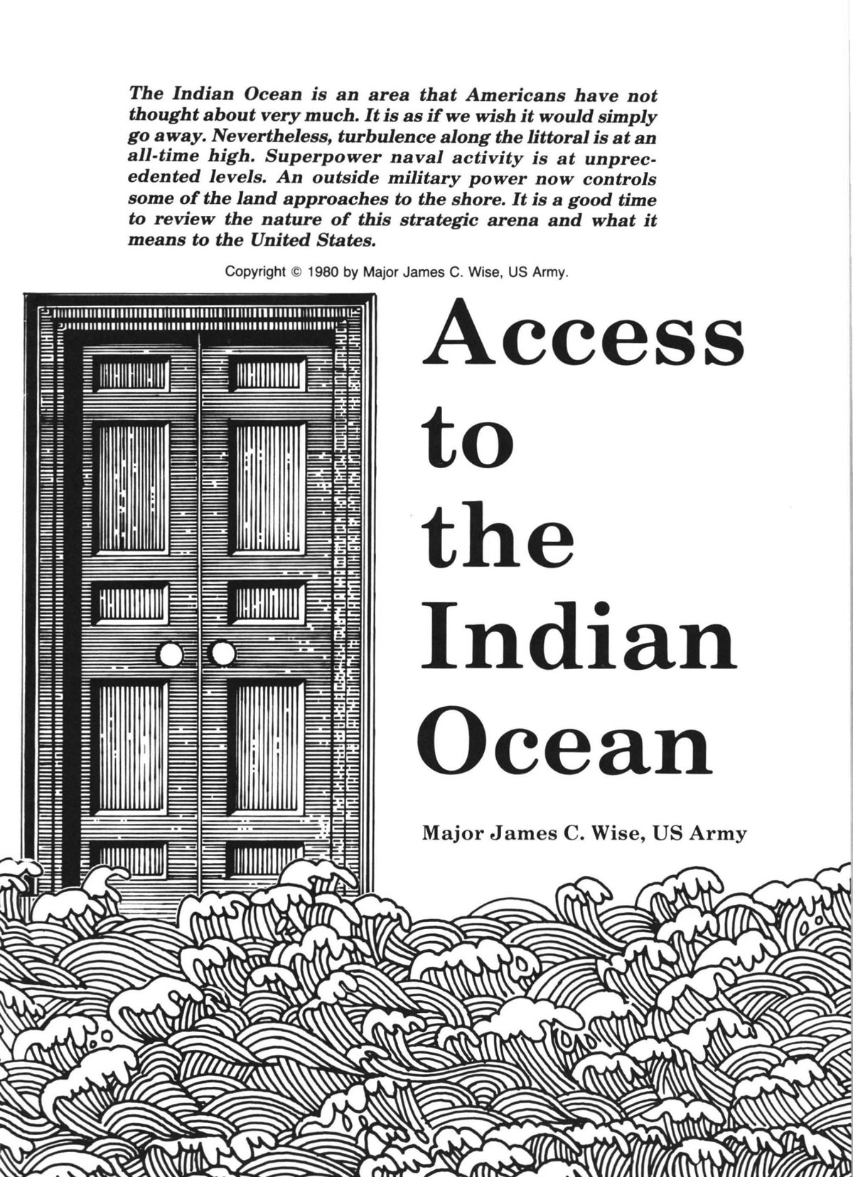 Access to the Indian Ocean