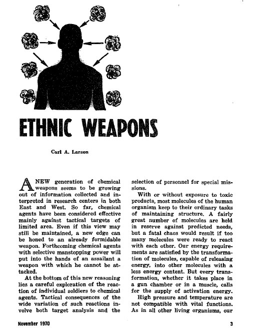 Ethnic Weapons