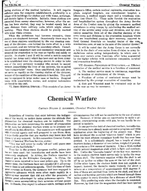 Chemical Warfare