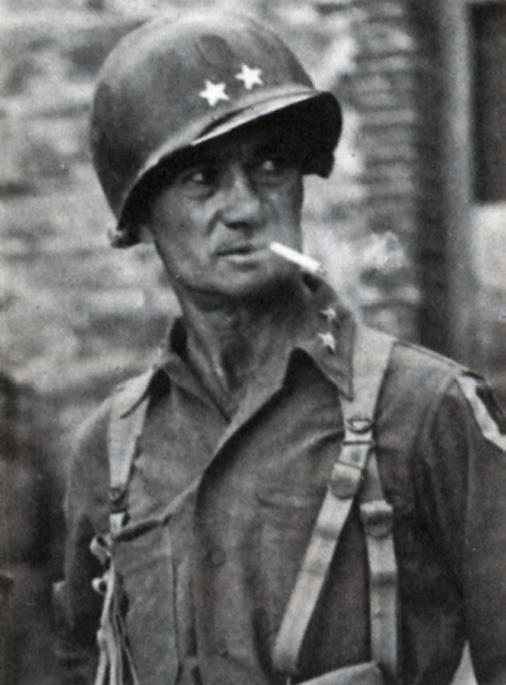 Major General Terry Allen in Sicily during World War II