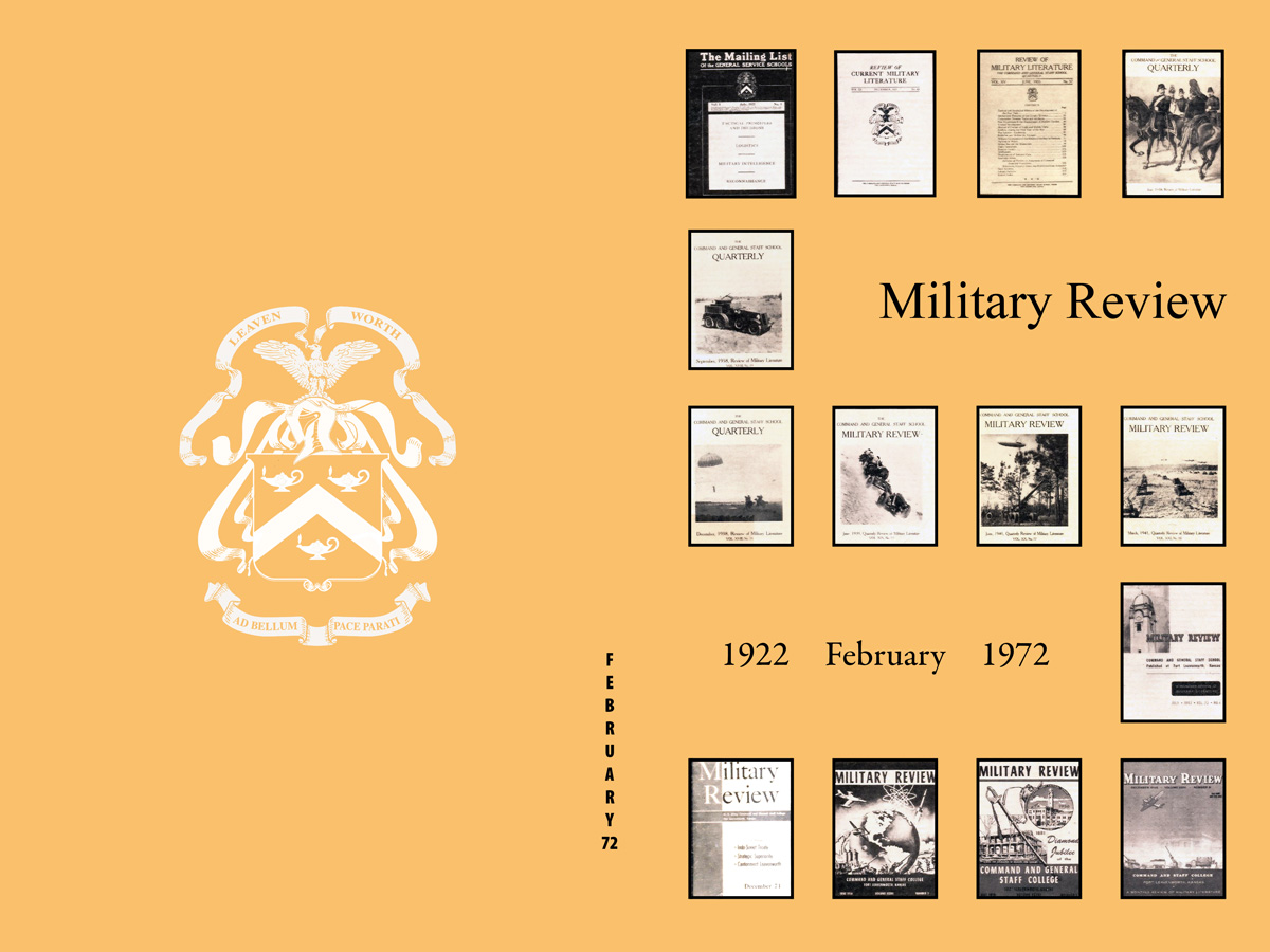 Military Review 50th Anniversary 1972
