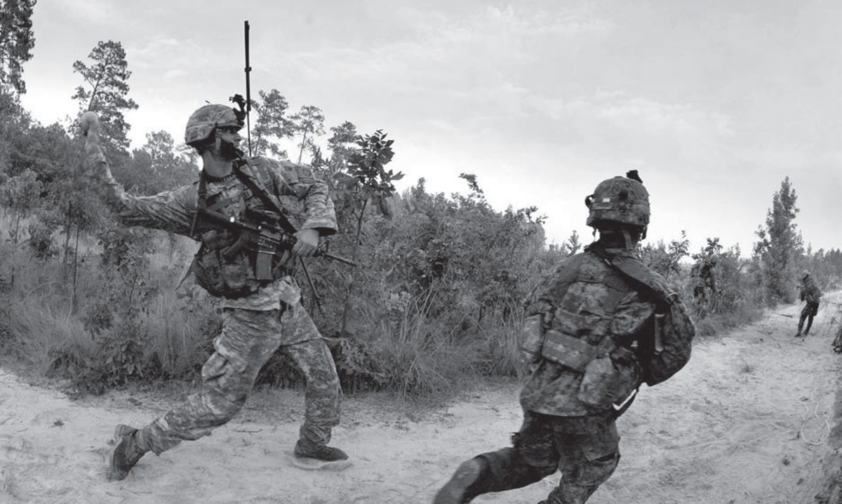 Photo of an Army combat engineer