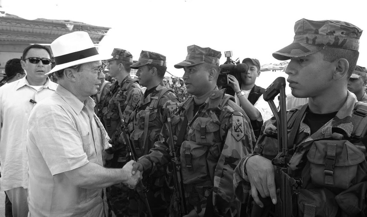 Colombian President Álvaro
Uribe Vélez
