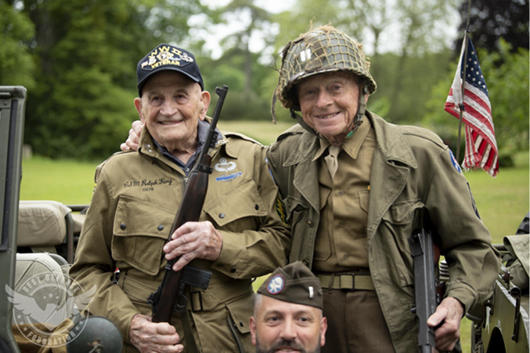 World War II veterans participate in activities during the 78th Anniversary of D-Day held at Normandy, France