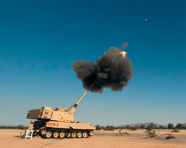 The U.S. Army conducts developmental testing of multiple facets of the Extended Range Cannon Artillery