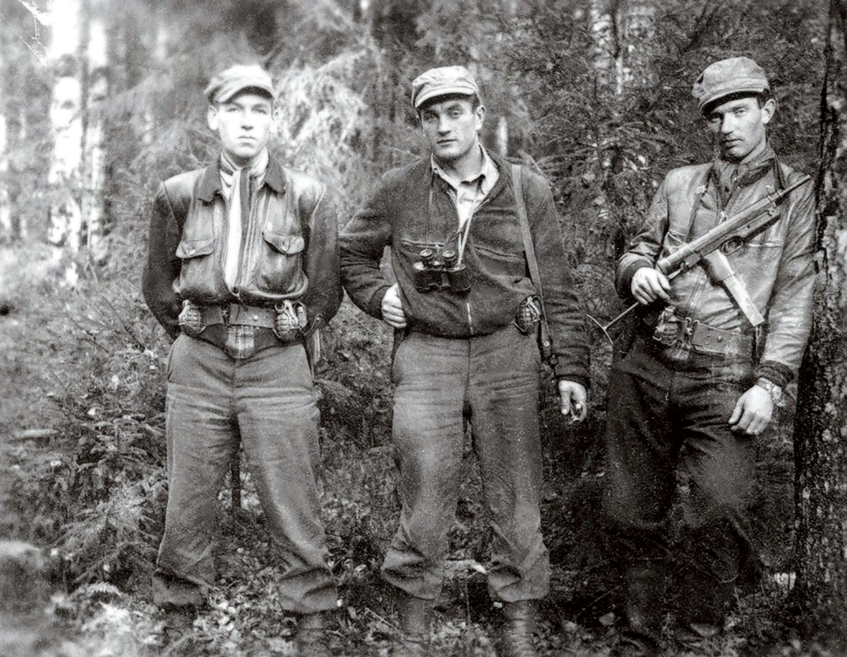 Photo of Lithuanian resistance fighters