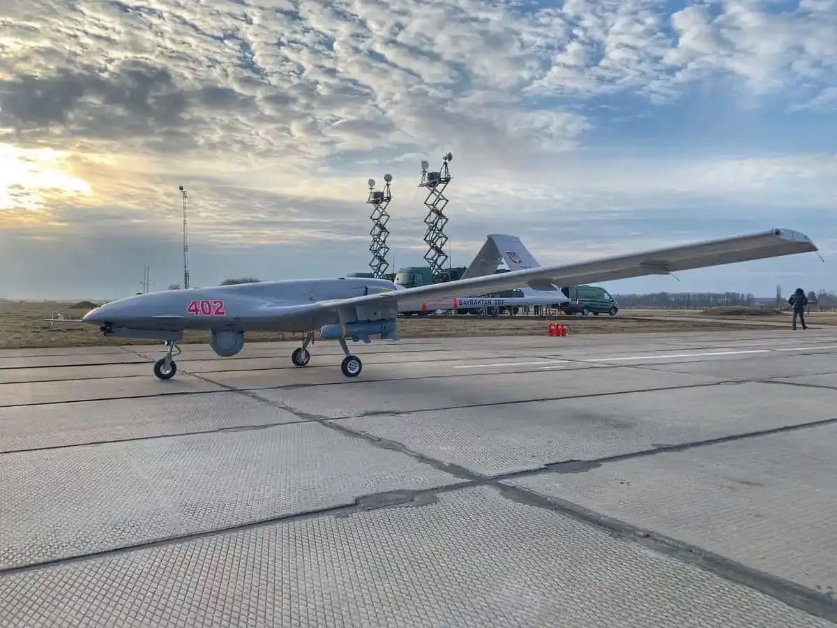 Drone on the runway