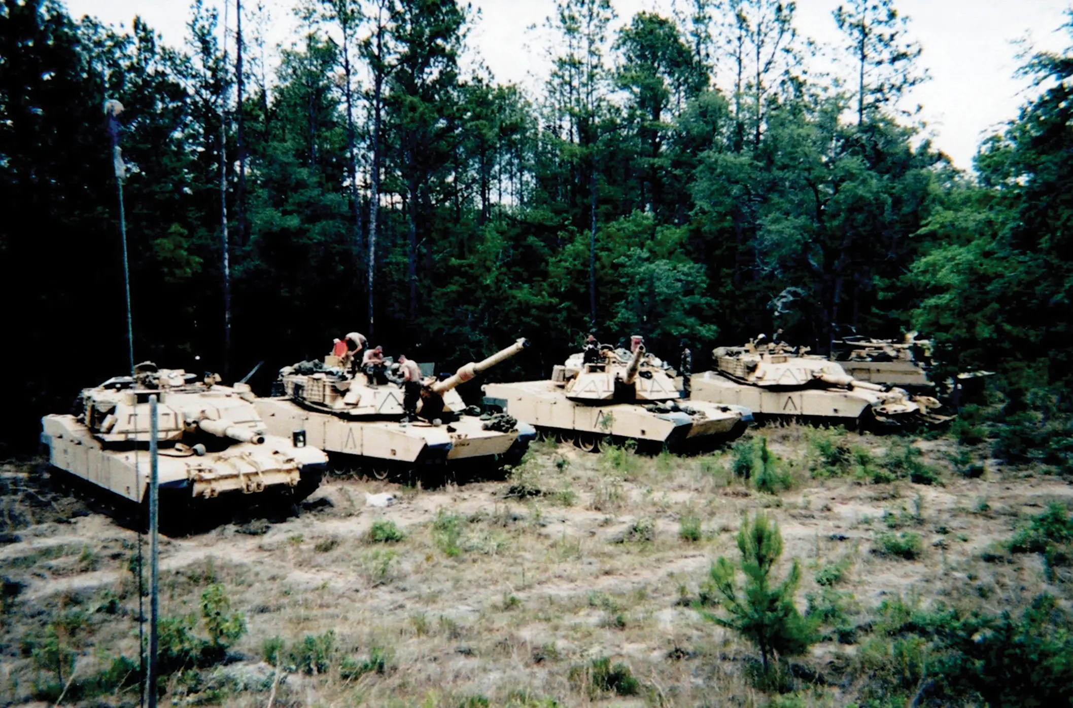 1st Battalion, 64th Armored Regiment at Red Cloud tank range
