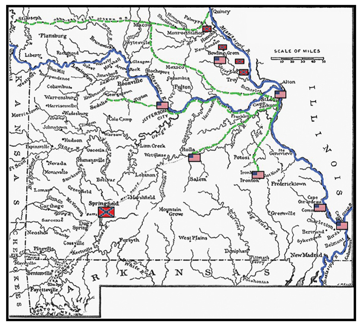 Map of Missouri