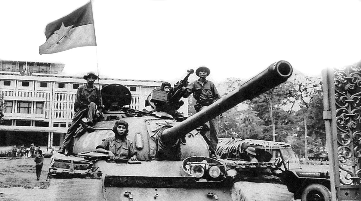 A tank of the North Vietnamese army