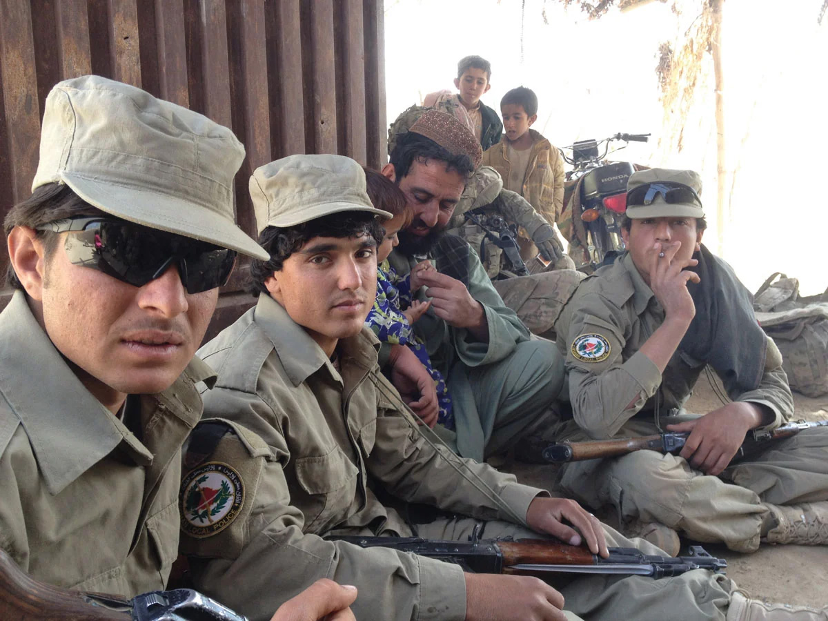 Afghan Local Police members from Siah Choy