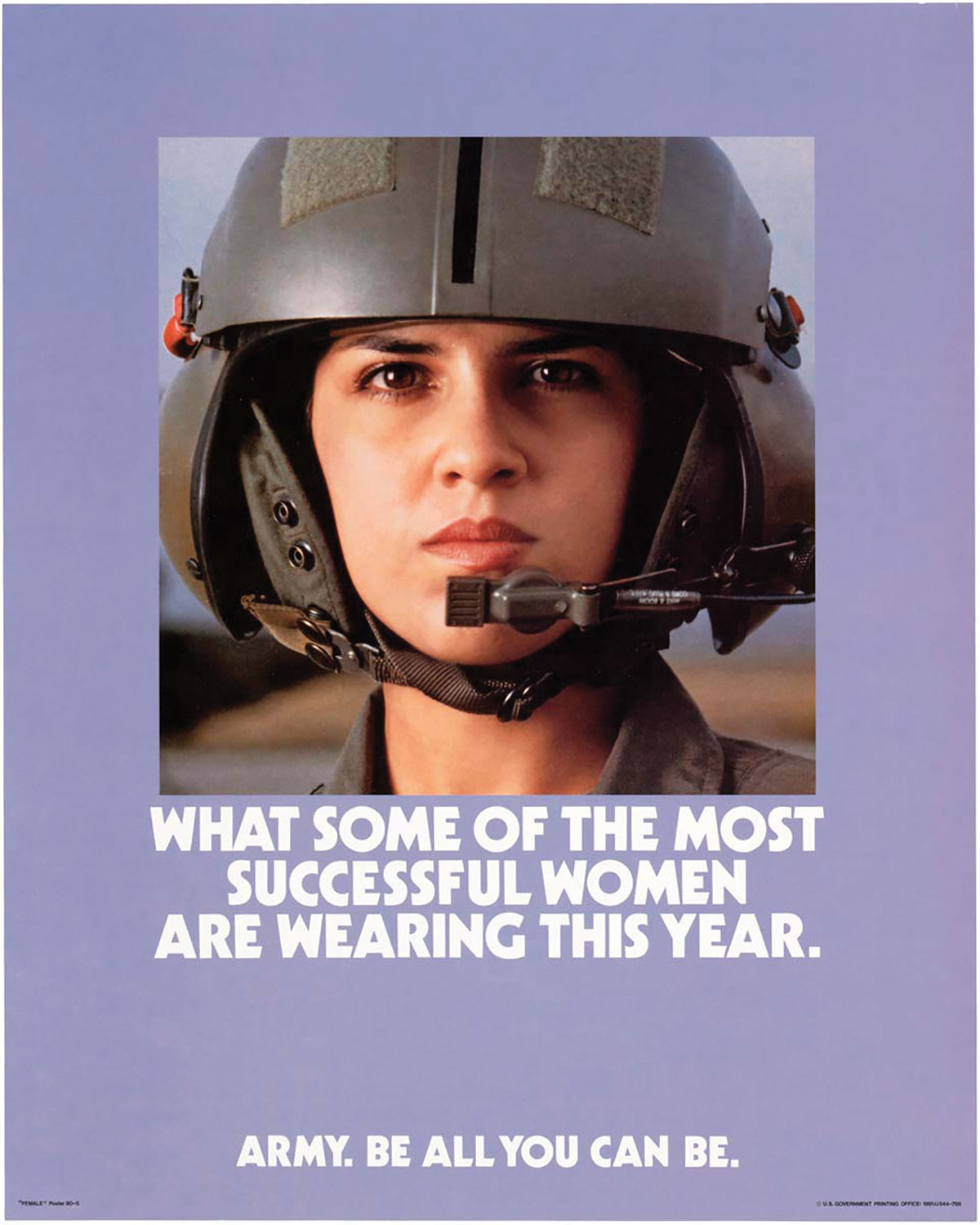 Army recruiting poster circa 1990